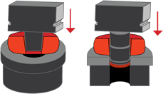 shape needed for ring rolling process